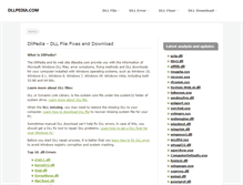 Tablet Screenshot of dllpedia.com